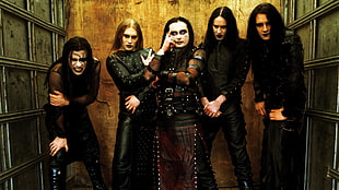 five man wearing black long-sleeved shirt photograph HD wallpaper