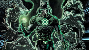 Green Lantern illustration, DC Comics, Dark Multiverse, Dawnbreaker, Green Lantern