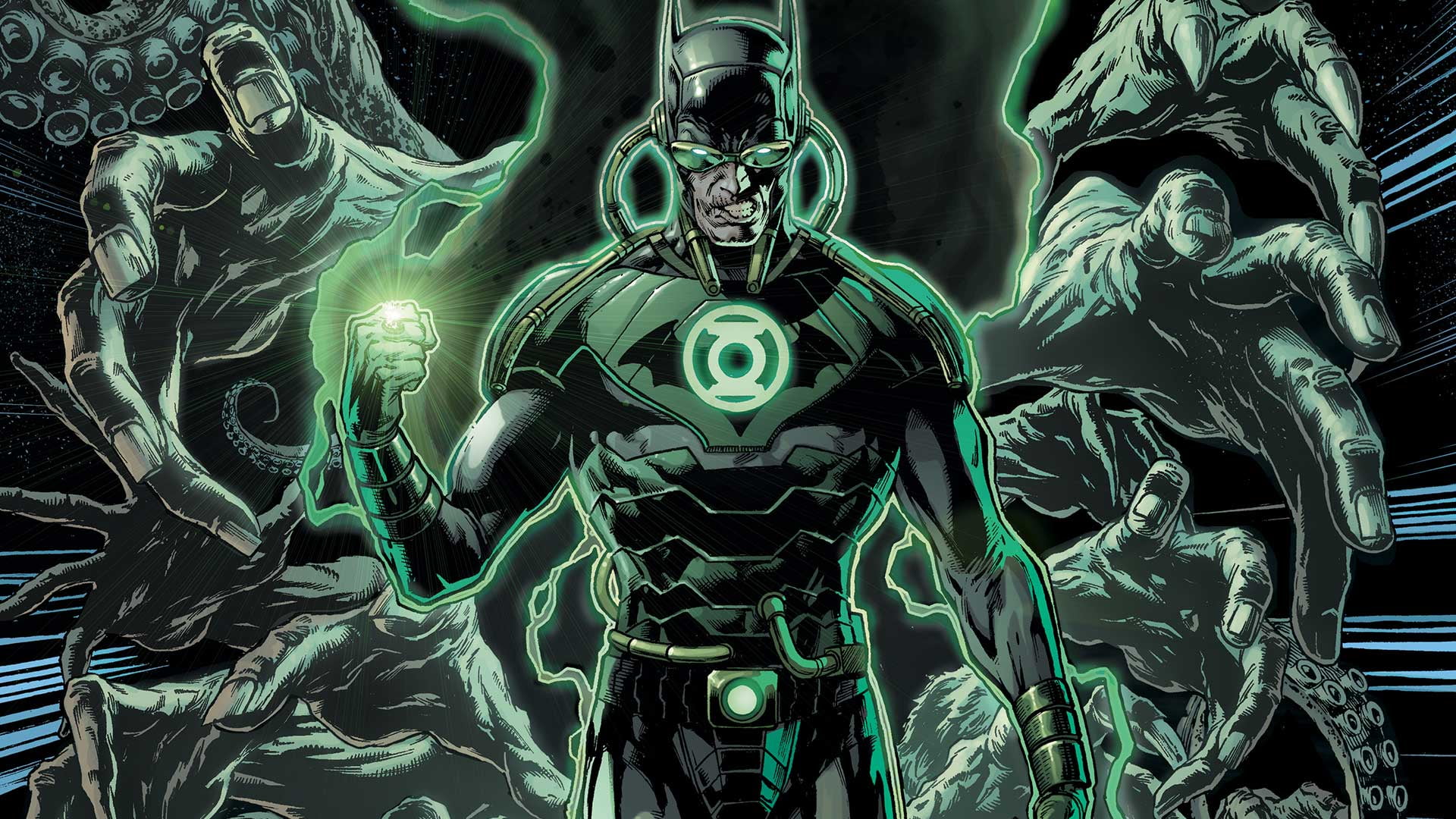 Green Lantern illustration, DC Comics, Dark Multiverse, Dawnbreaker, Green Lantern