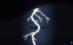 App storm,  Apple,  Mac,  Blue HD wallpaper
