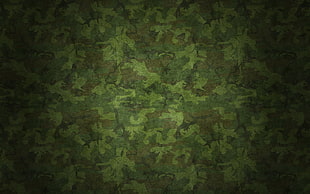 brown and green floral area rug, camouflage, Chamomile, texture, pattern