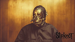 Slipknot wallpaper, Slipknot, Chris Fehn, mask