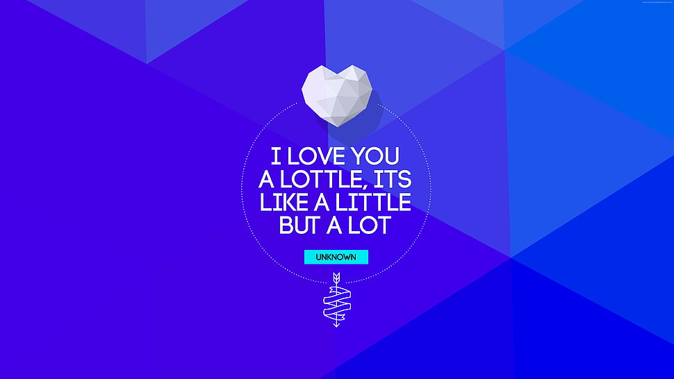 I Love You A Lottle, Its Like A Little But A Lot text HD wallpaper