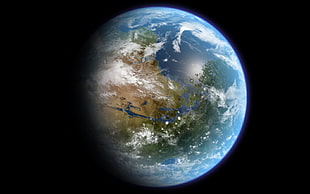 Earth, space, Andromeda