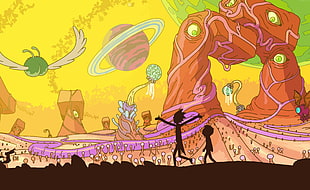 Rick and Morty opening scene HD wallpaper
