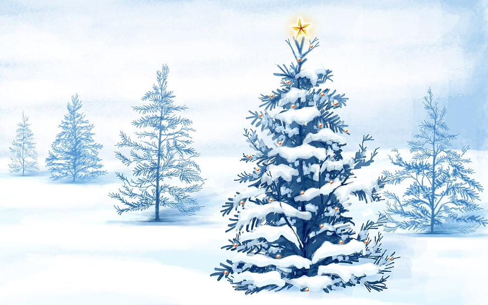 Christmas, bright HD wallpaper