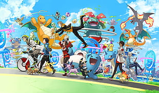 Pokémon, Pokemon Go, anime, cartoon HD wallpaper