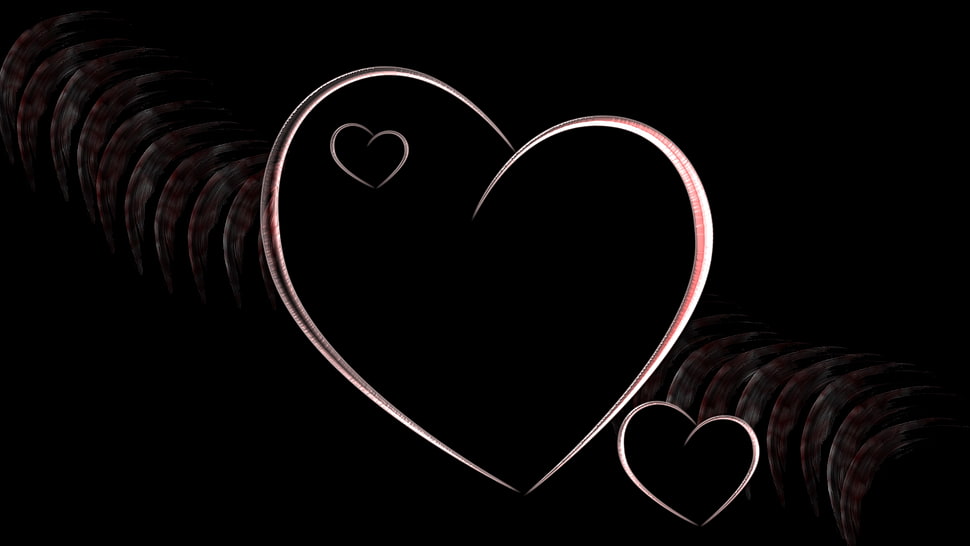 heart digital wallpaper HD wallpaper