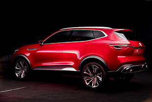 red SUV, MG X-Motion, electric cars, 5k HD wallpaper