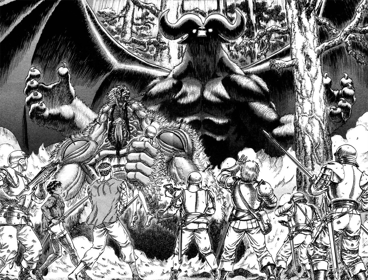 Anime Berserk Nosferatu Zodd Guts Berserk Bakgrund Hd Wallpaper | The ...