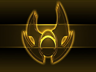 yellow and black logo wallpaper, Supreme Commander , Seraphim (SC)