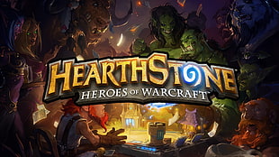 HearthStone heroes of warcraft game application HD wallpaper