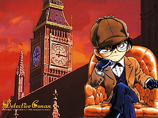 Detective Conan illustration, Detective Conan, manga HD wallpaper