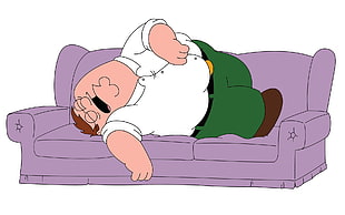 white and green bird painting, Family Guy, Peter Griffin, drunk