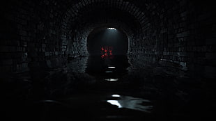 gray and black concrete tunnel, Death Stranding, Mads Mikkelsen, Hideo Kojima, Kojima Productions