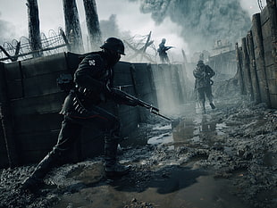 game application poster, Battlefield 1, EA DICE, World War I, soldier