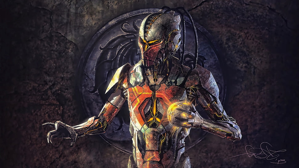 alien character illustration, Mortal Kombat, Cyrak HD wallpaper