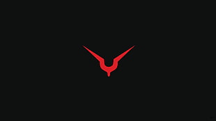 v-shaped red logo, Code Geass, logo HD wallpaper