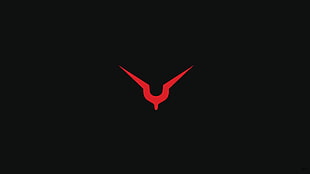 v-shaped red logo, Code Geass, logo