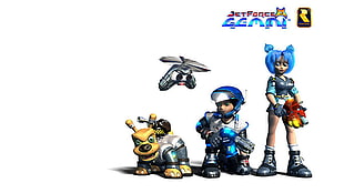 two blue and black action figures, Jet Force Gemini, video games HD wallpaper