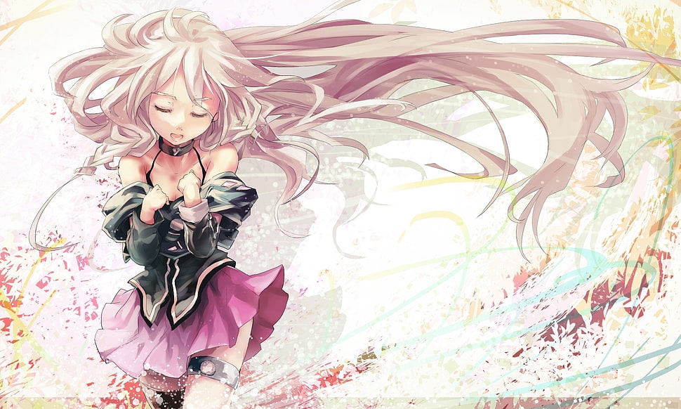female anime character illustration, IA (Vocaloid), Vocaloid HD wallpaper