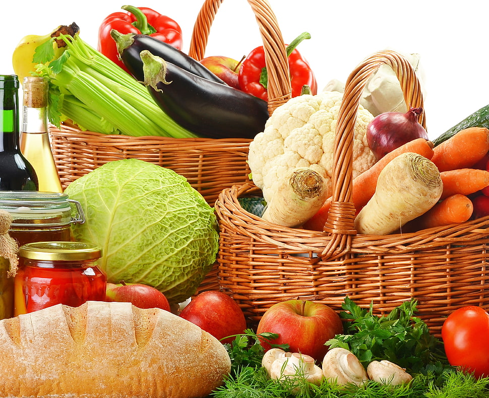 assorted vegetables HD wallpaper