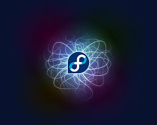 infinity sign logo, Linux, Fedora HD wallpaper