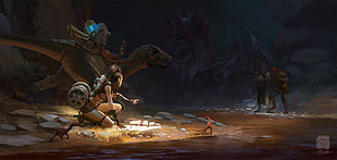 computer game wallpaper, fantasy art