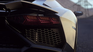 white Lamborghini Aventador, Driveclub, Lamborghini, car HD wallpaper