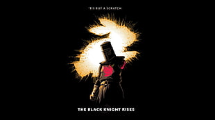 The Black Knight Rises poster, Monty Python, Black knight, knight, movies HD wallpaper