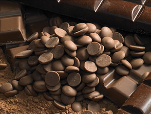chocolates and coffee beans