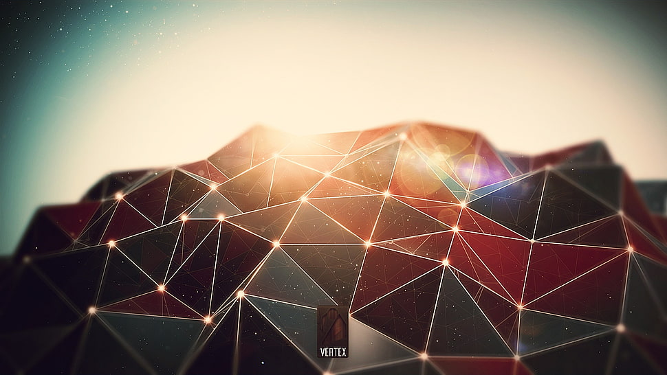 low poly HD wallpaper