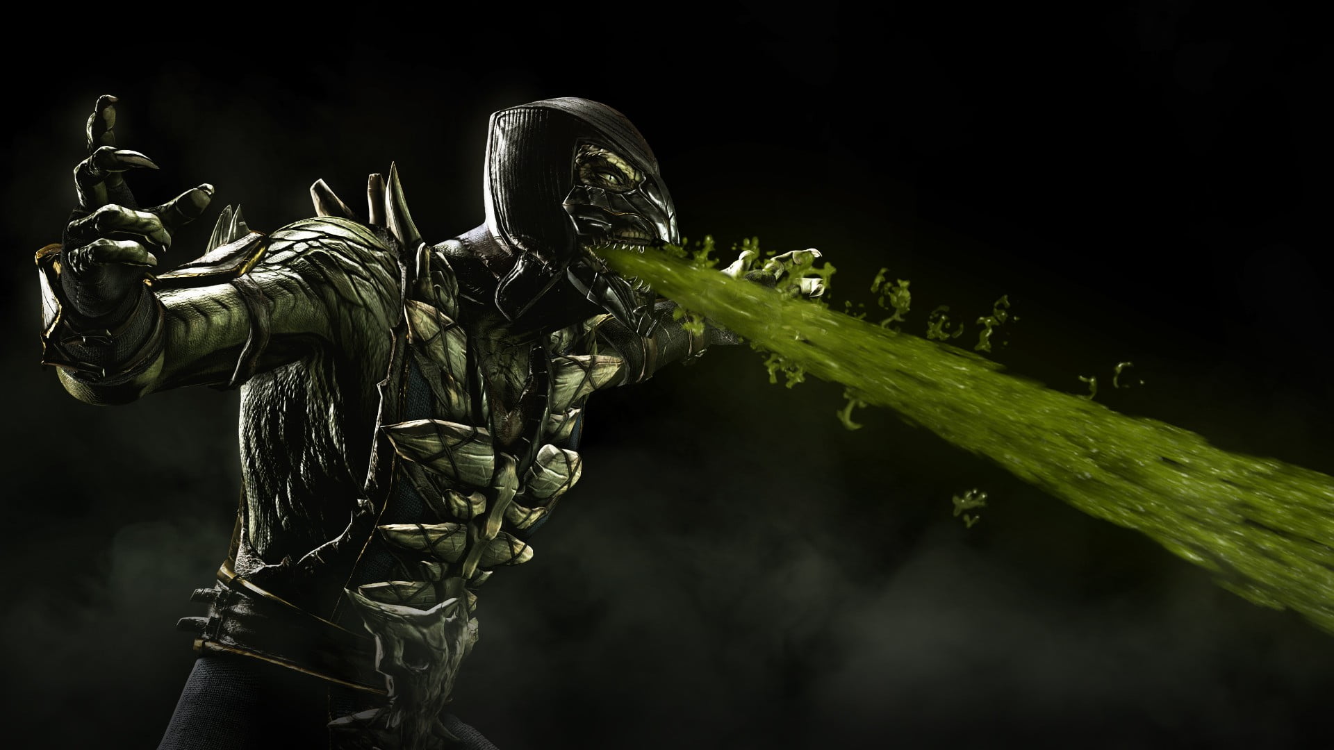 movie character illustration, Mortal Kombat X, Reptile (Mortal Kombat)