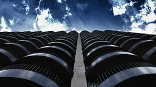 gray concrete building, Building, Facade, Architecture