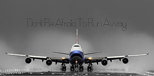 white and gray passenger airplane, motivational, Boeing, aircraft, passenger aircraft HD wallpaper