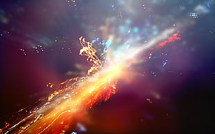 Explosion,  Colorful,  Glow,  Shine HD wallpaper