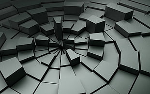 low angle photography of ghray pavement HD wallpaper