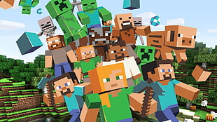Minecraft wall poster