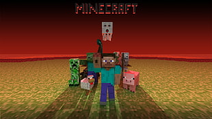 Minecraft game illustration
