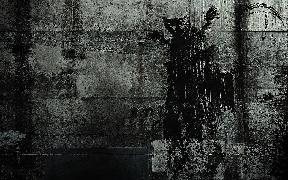 death, graffiti HD wallpaper