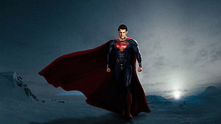 Superman digital wallpaper, Man of Steel, Henry Cavill, movies, Superman HD wallpaper