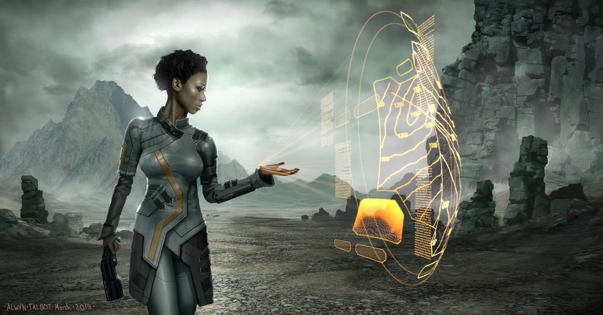 game application digital wallpaper, cyberpunk, futuristic