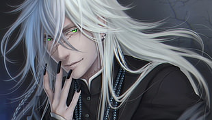 long white haired Anime character
