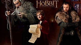 The Hobbit wallpaper, The Hobbit: An Unexpected Journey, movies, Bilbo Baggins, Gandalf