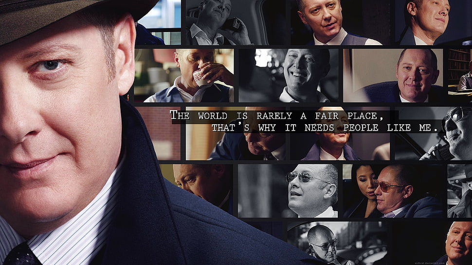 men's black coat, The Blacklist, TV, James Spader HD wallpaper