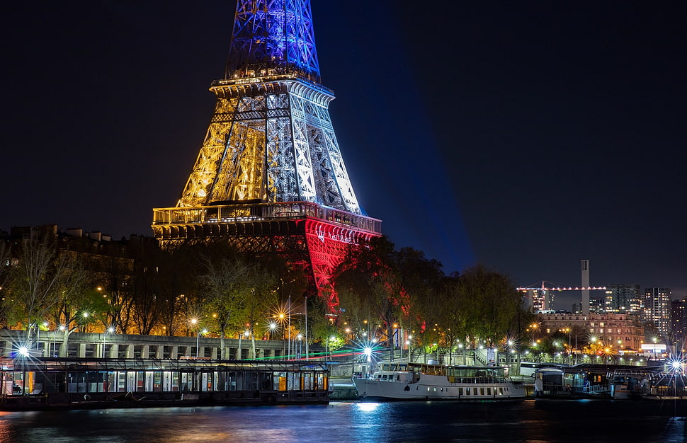 Eiffel Tower, Paris, France, Paris, Eiffel Tower, night HD wallpaper