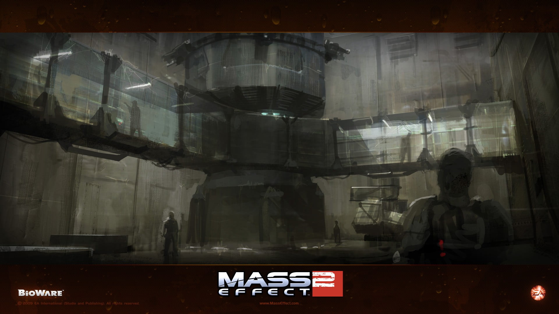 Mass Effect 3 video game digital wallpaper, Mass Effect 2