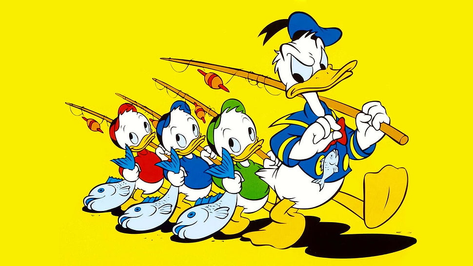 Donald duck character, comics, Donald, Disney HD wallpaper