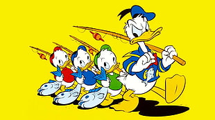 Donald duck character, comics, Donald, Disney HD wallpaper