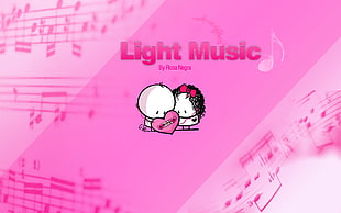 Light Music by Rosa Negra illustration, music HD wallpaper